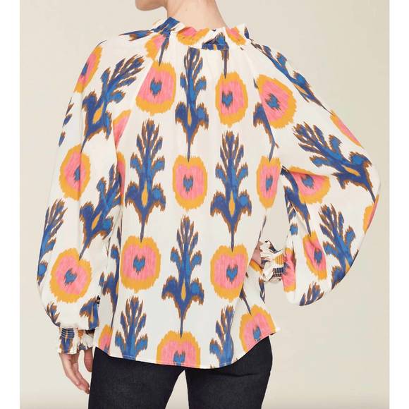 NEW FIGUE lianna top in hanging flower parchment - Picture 3 of 4